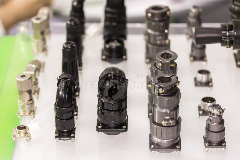 Many kind commercial power of electronic multi-pin connector for general purpose or hard condition and industrial royalty free stock photography Many kind commercial power of electronic multi-pin connector for general purpose or hard condition and industrial royalty free stock photography