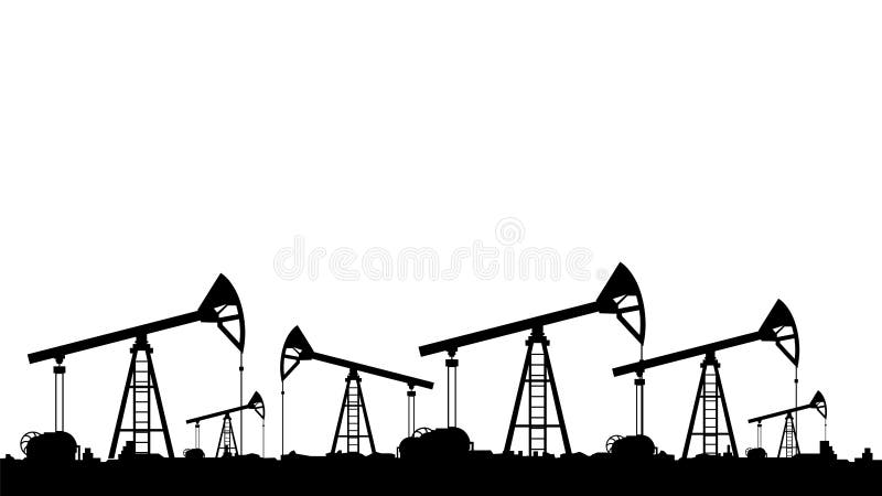 many oil pumps field