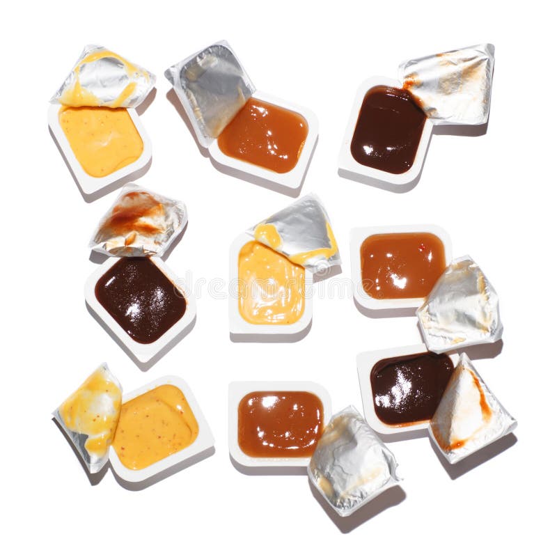 Many opened sauce dip pots stock image. Image of pepper 114418711