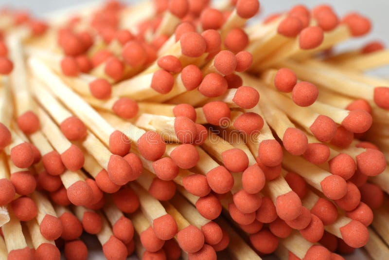 Many red matches stock image. Image of match, sulphur 88172093