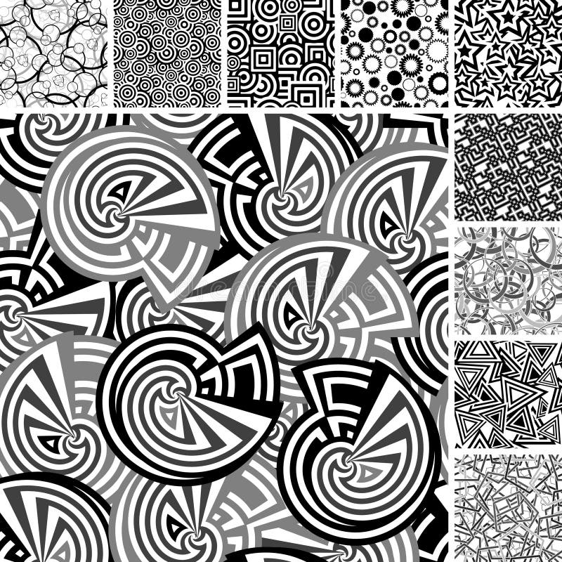 Many seamless patterns