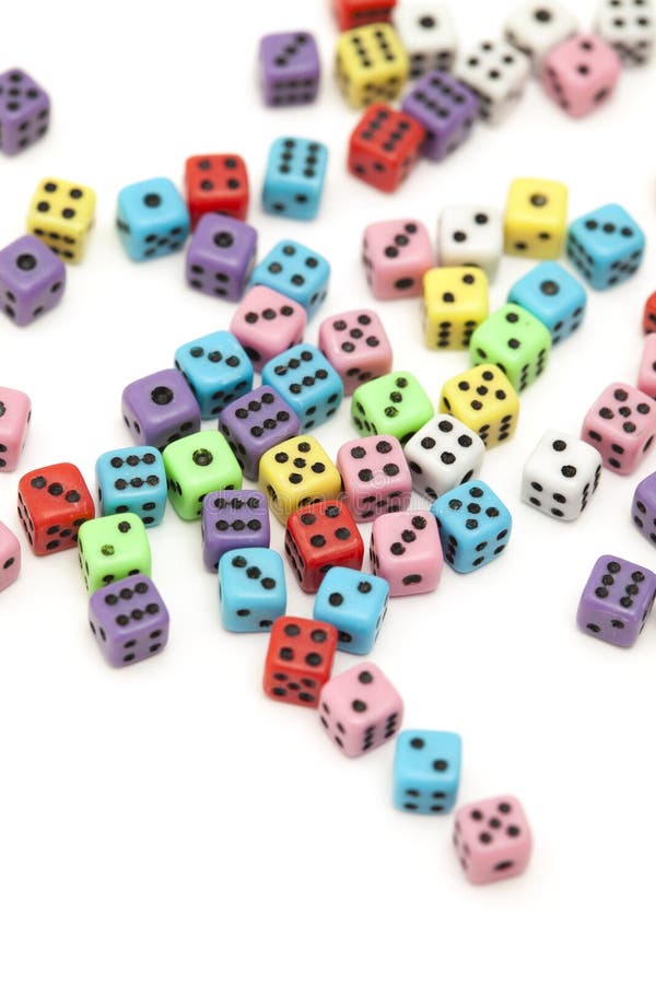 Many Small Dice Stock Photo Image Of Dots Multitude 63967794