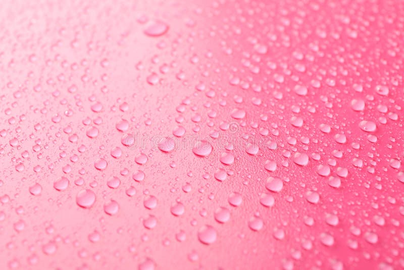 Download Many Water Drops On Pink Background Stock Image Image Of Mockup Light 166978057