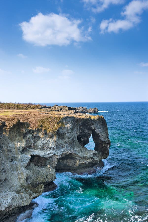 Manzamo Cliff in Okinawa, Japan. Manzamo Cliff in Okinawa, Japan.