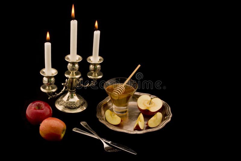 The Jewish New Year's still-life with apples and honey. The Jewish New Year's still-life with apples and honey.