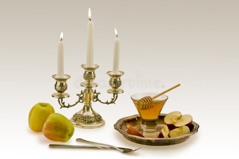 The Jewish New Year's still-life with apples and honey. The Jewish New Year's still-life with apples and honey.