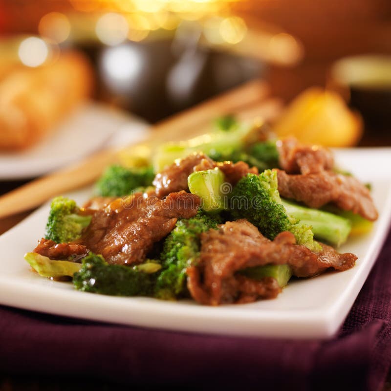 Manzo cinese e broccoli