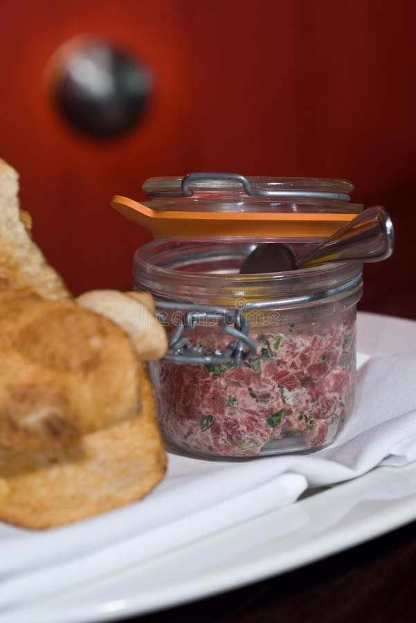 Manzo Tartare immagine stock libera da diritti