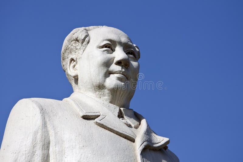 Chairman Mao Ze statue in Beijing city of China. Chairman Mao Ze statue in Beijing city of China