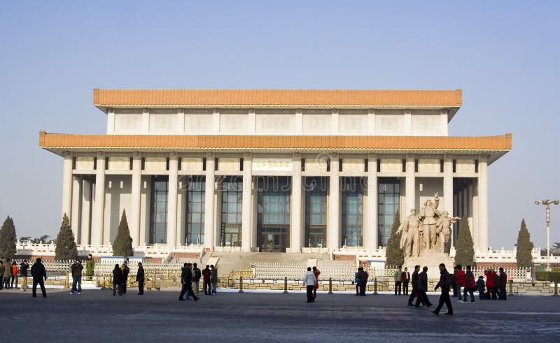 Mao Zedong Memorial Hall at Tiananmen Square in Beijing