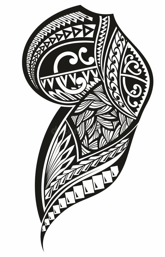 Maori Tattoo Design Stock Illustrations – 5,114 Maori Tattoo Design ...