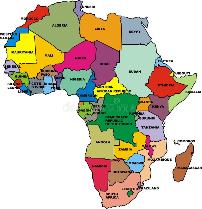 Map Of Africa With Equator Map