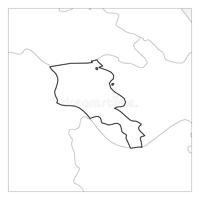 Grey Map of Armenia