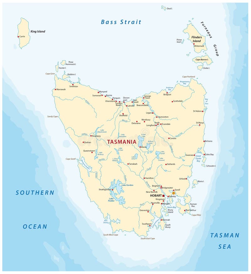 Map of Tasmania - Hike Camp Paddle Australia Tasmania, Tasmania travel, Australi