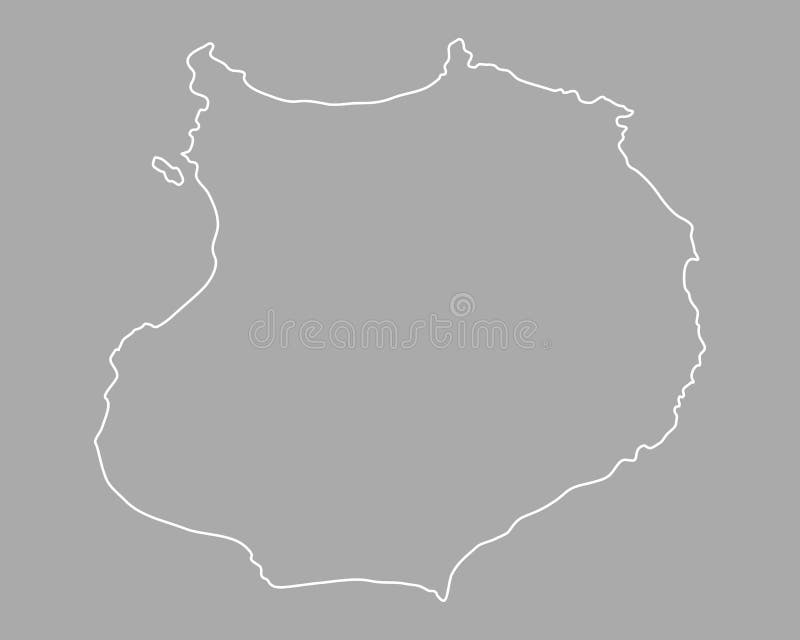 Map of Boa Vista stock vector. Illustration of line, gray 92647894