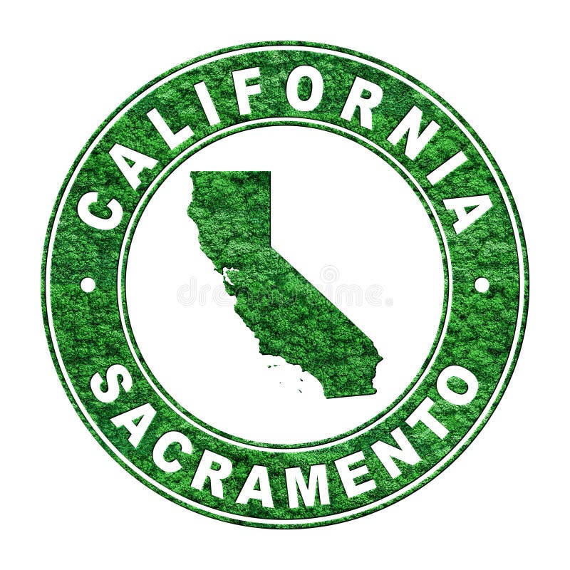 Map of California, CO2 Emission Concept Stock Image Image of nation