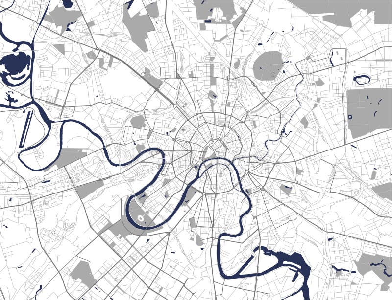 Москва карта svg