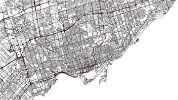 Greater Toronto Area Map Stock Illustrations – 85 Greater Toronto Area