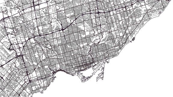 Greater Toronto Area Map Stock Illustrations – 85 Greater Toronto Area