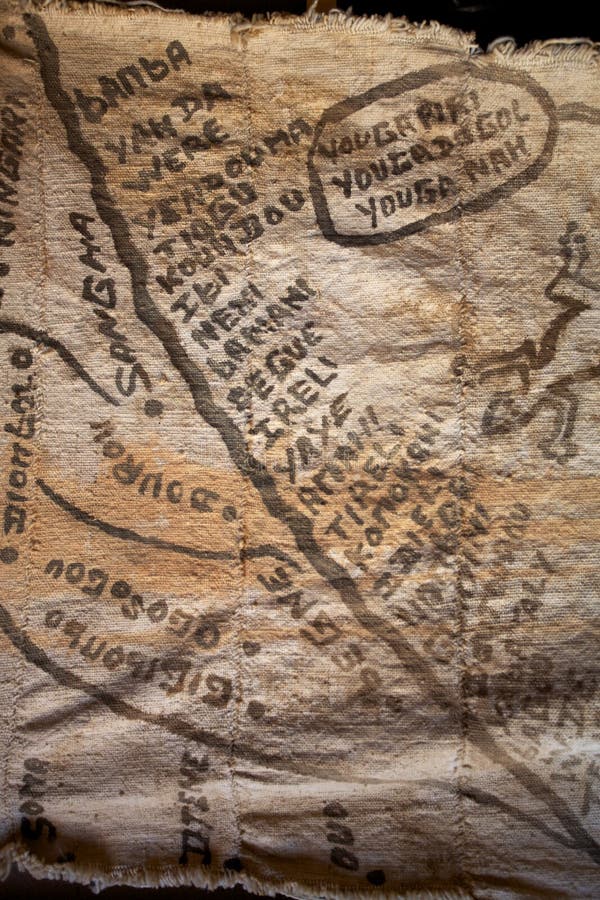 Map of Cliff of Bandiagara