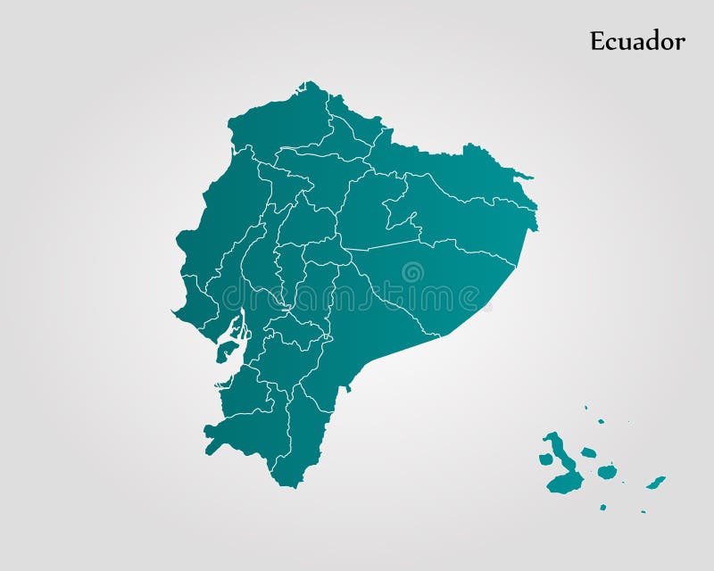 Ecuador Vector Map Illustrator Vector Maps Images