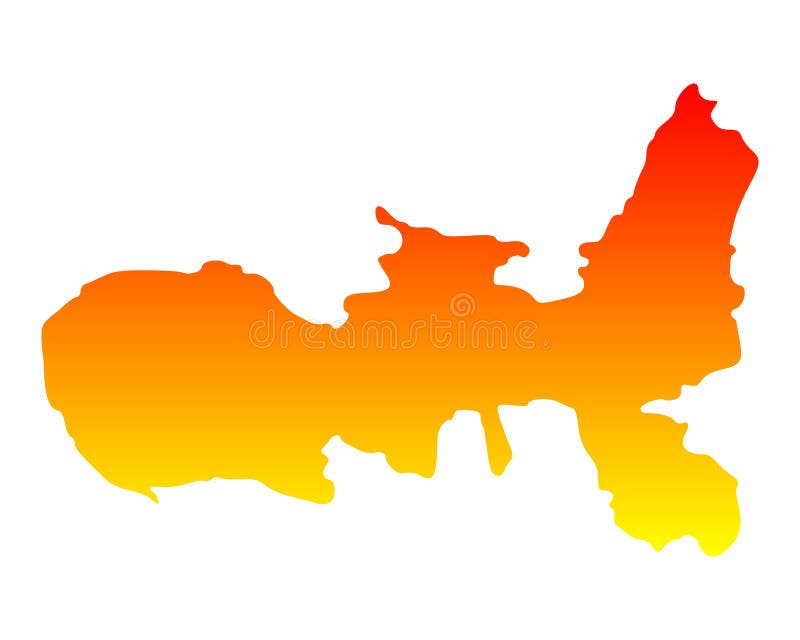 Map of Elba stock vector. Illustration of elba, vector 94304074
