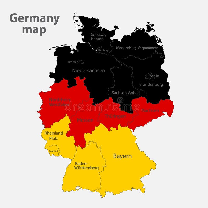 Germany Flag Map Text Stock Illustrations 642 Germany Flag Map Text