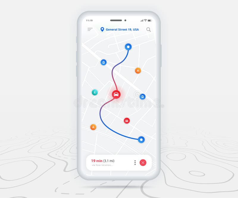 Vetores de Smartwatch Map Gps Navigation App Ux Ui Concept Aplicativo De  Mapa De Relógio Relógio De Mapa De Pesquisa De Aplicativos Mapa De  Tecnologia Pulso De Nave Da Cidade Rua Da