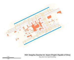 Map Of Hangzhou Xiaoshan International Airport IATA code HGH Stock Map Of Hangzhou Xiaoshan International Airport IATA code HGH Stock