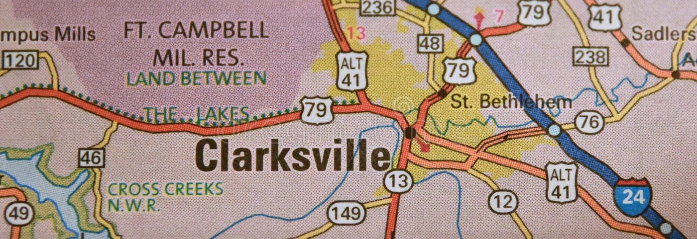 Clarksville Tennessee Map Stock Photos Free Royalty Free Stock clarksville-tennessee-map-stock-photos-free-royalty-free-stock