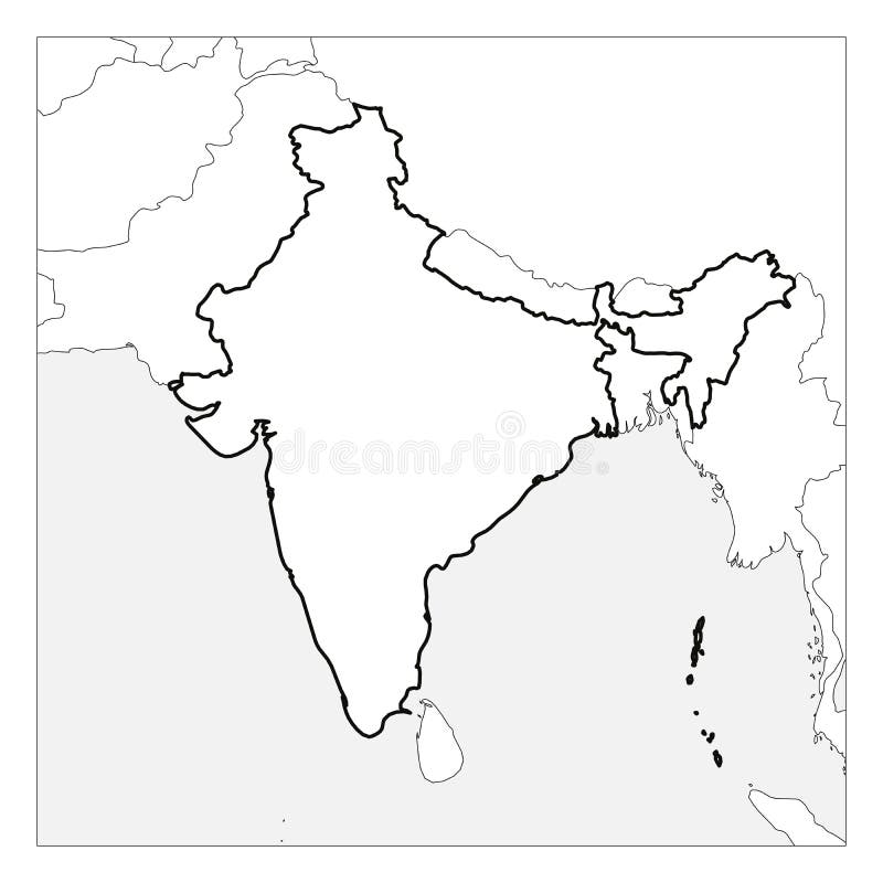 Hand Draw Map of India. Black Line Drawing Sketch. Outline Doodle on White  Background. Handwriting Script Name of the Country Stock Vector -  Illustration of drawing, india: 214669836