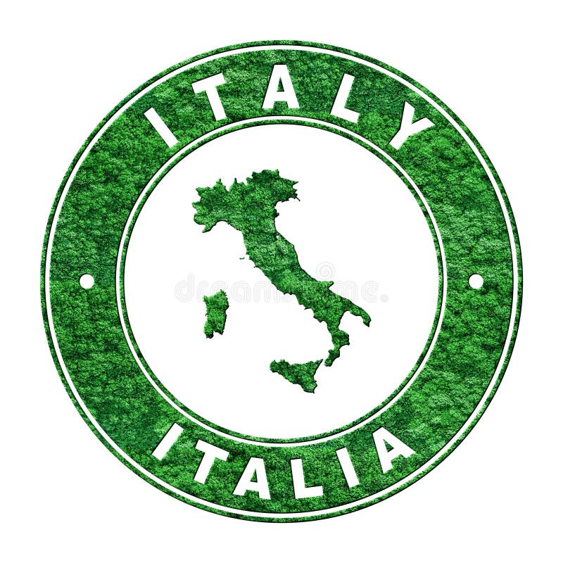 Map of Italy, CO2 Emission Concept Stock Image Image of ecological