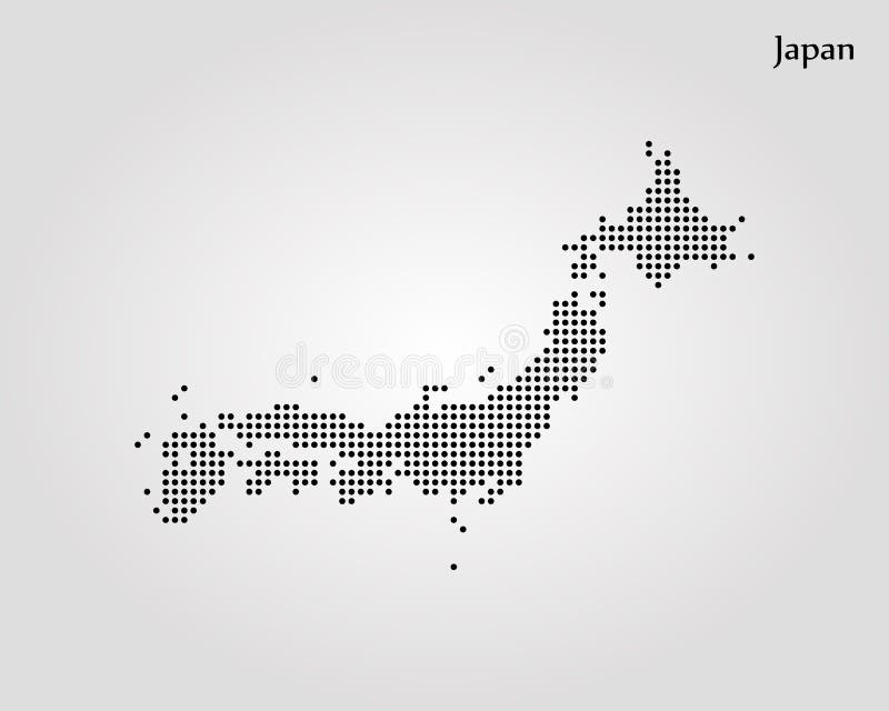 Map of Japan. Vector illustration. World map vector illustration Map of Japan. Vector illustration. World map vector illustration