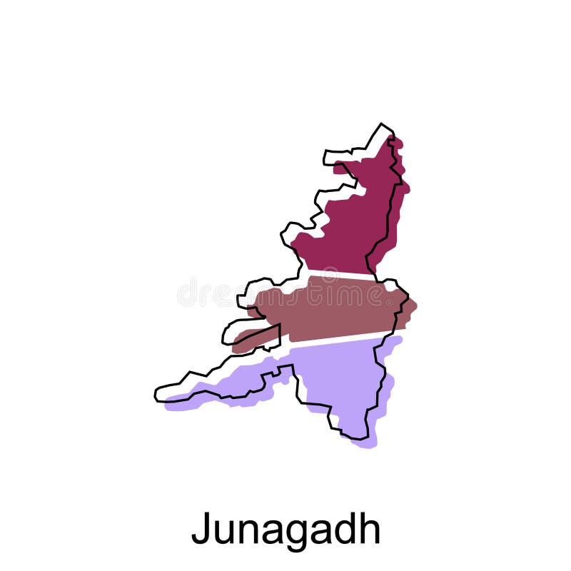 Junagadh Map Stock Illustrations 5 Junagadh Map Stock Illustrations