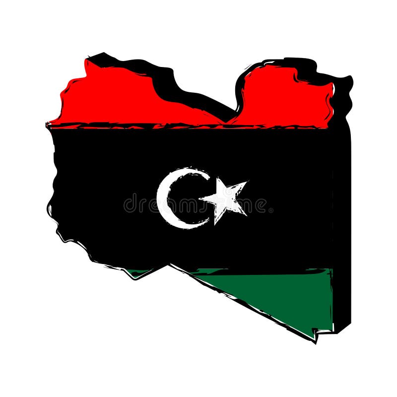 Flag libya What does