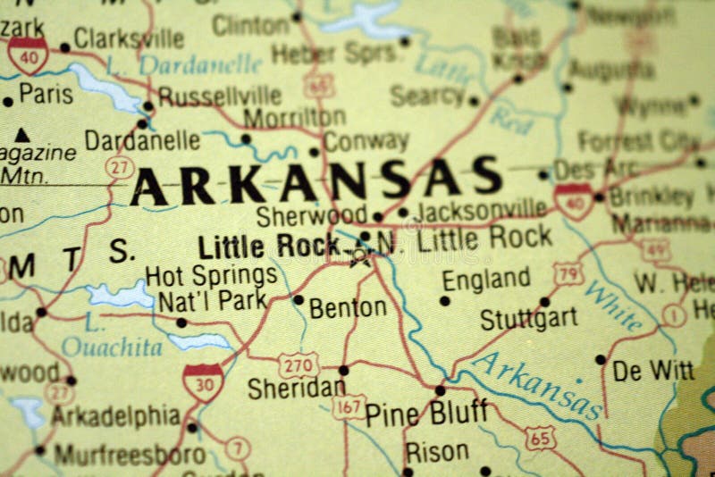 Little Rock Arkansas Zip Code Map