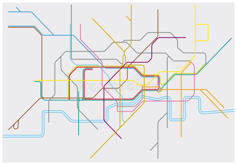 Map Of London Underground Overgrounddlr And Crossrail Stock