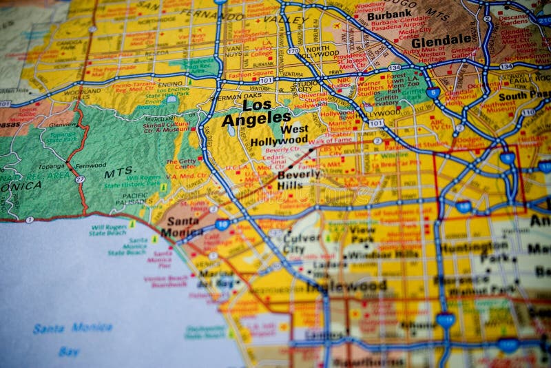 Map of Los Angeles