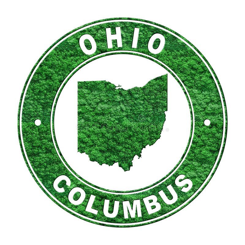 Map of Ohio, CO2 Emission Concept Stock Image Image of liberty, health 304597253