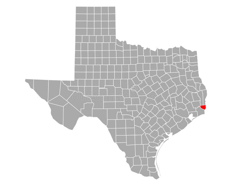 Map of Orange in Texas stock vector. Illustration of background 187496850