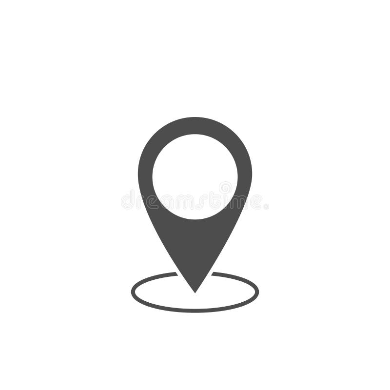 Map pin vector icon stock illustration. Illustration of home - 150421976