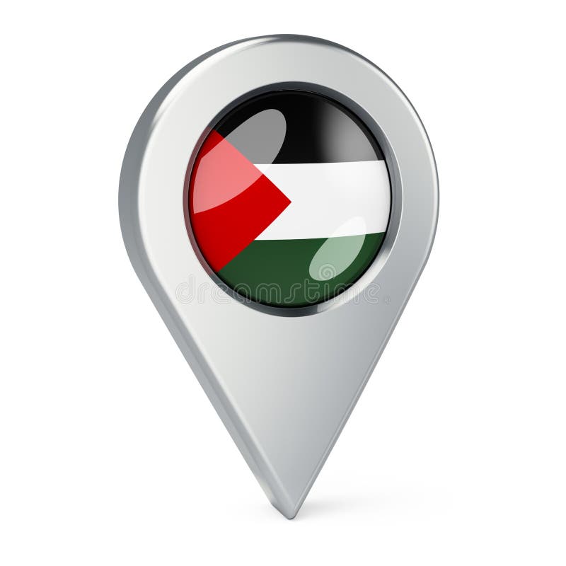 Palestine Flag PNG Transparent, Palestine Flag Pin Badge