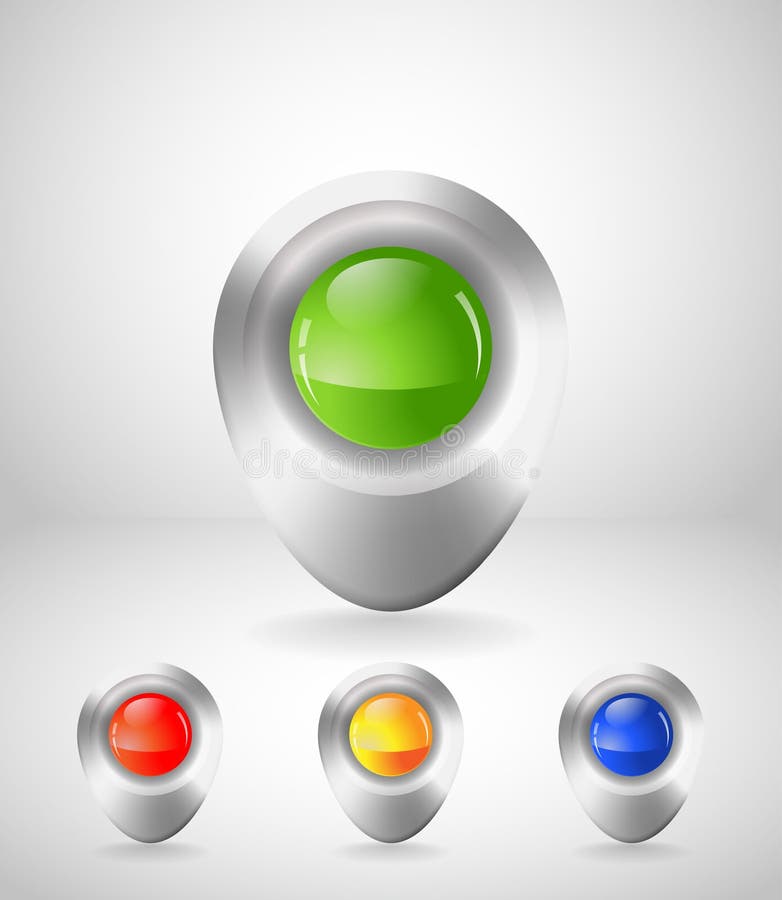 Map pointer icon vector illustration