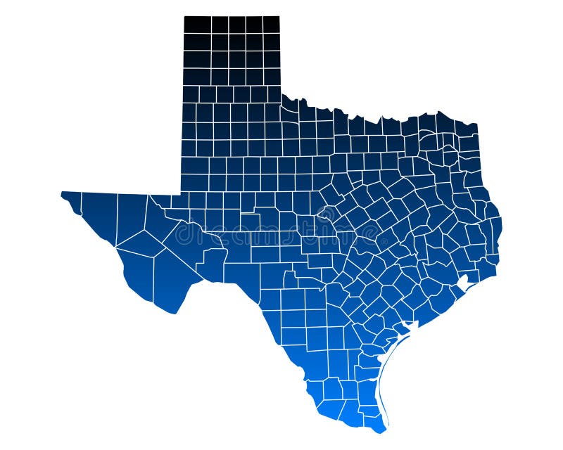 Texas Counties Map Stock Illustrations – 1,048 Texas Counties Map Stock