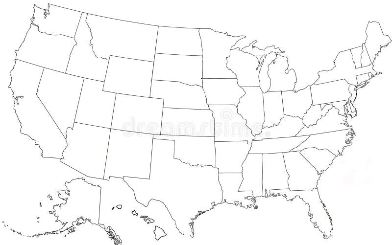 Map of USA stock illustration. Illustration of patchwork - 3925554