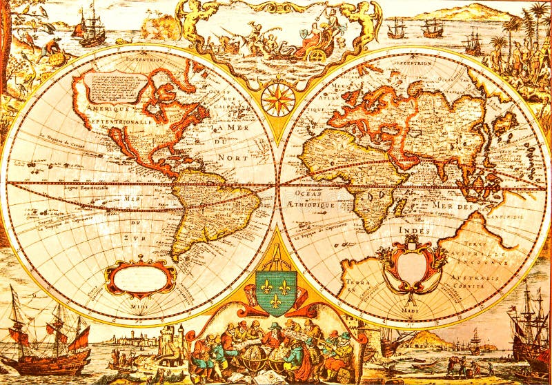 Mapa antykwarski świat