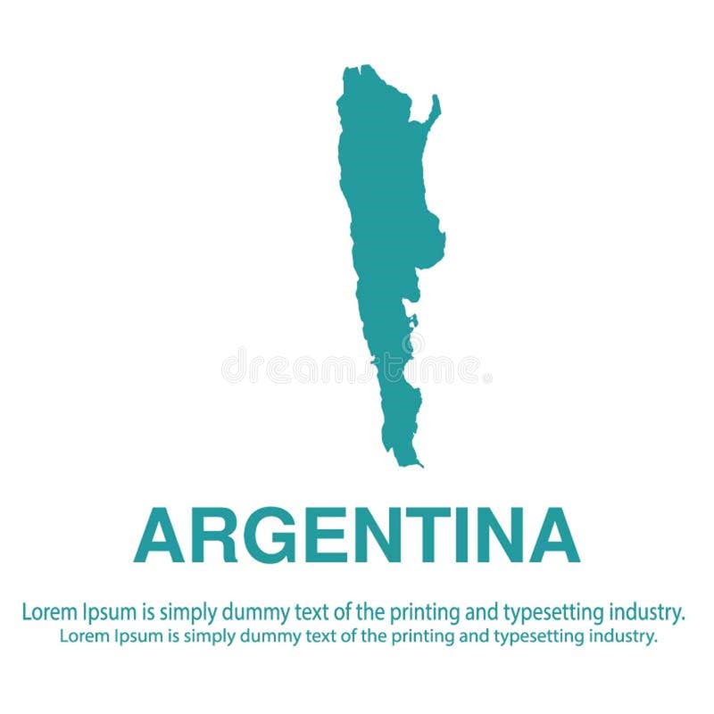 Mapa azul abstracto de la Argentina con estilo plano del fondo blanco concepto global del tono medio del mapa del mundo stock de ilustración Mapa azul abstracto de la Argentina con estilo plano del fondo blanco concepto global del tono medio del mapa del mundo stock de ilustración
