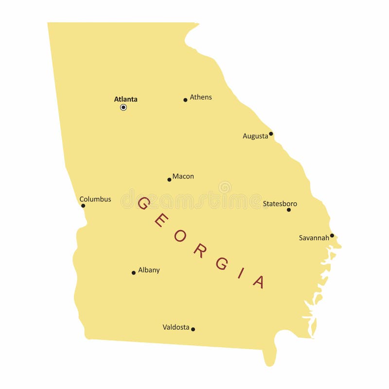 Mapa Do Condado De Johnson Na Geórgia Ilustração do Vetor - Ilustração de  lagos, jogo: 256228596
