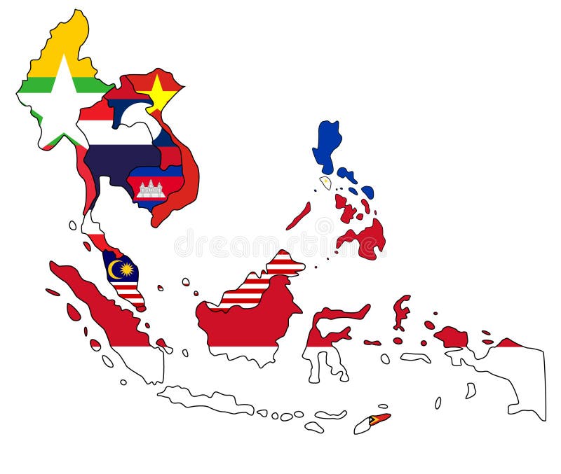 Mapa de Asia sudoriental