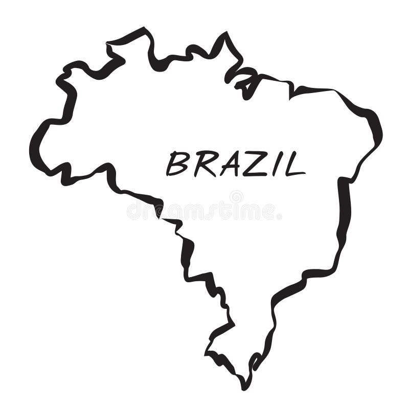 Brasil Simplificou Crachá De Mapa, Design Plano Moderno Royalty Free SVG,  Cliparts, Vetores, e Ilustrações Stock. Image 107463986